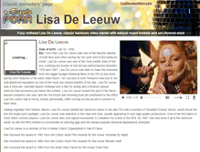 Tablet Screenshot of lisadeleeuwporn.com